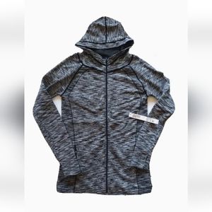 IAB MFG Women's Heathered Gray Contour Jacket Full Zip Hoodie (size M, L) NWT